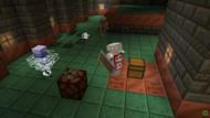 Breeze shoots a wind charge that directly hurts players and knocks them back if they are hit indirectly in Minecraft 1.21 update (Image via Mojang Studios)